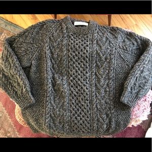 100% wool handmade traditional Irish sweater. Size Large